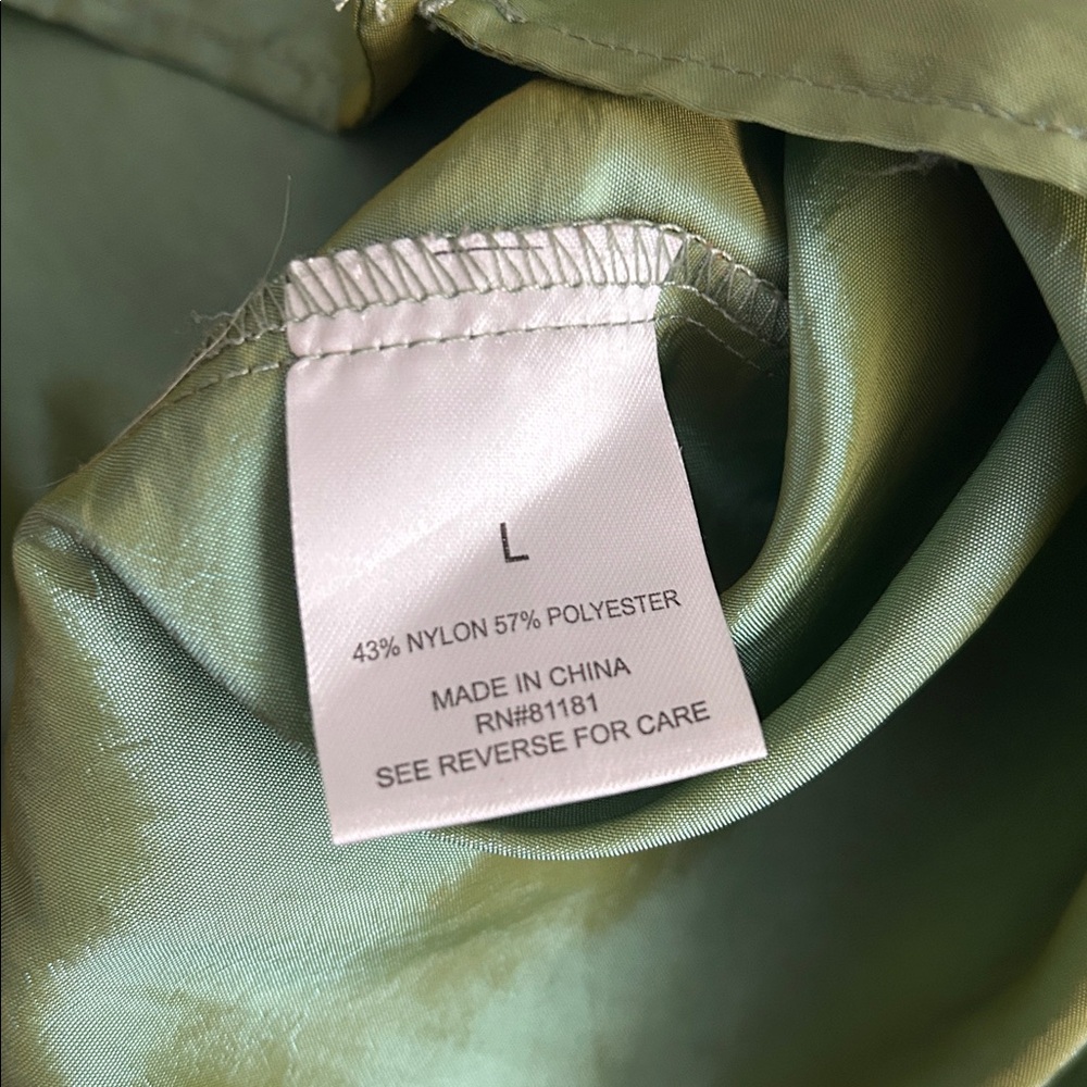 Agora Shimmering Olive Blouse - Picture 10 of 10